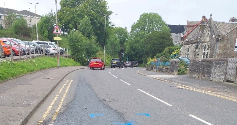 One lane will be closed under temporary traffic lights Stewarton Emergency Water Main Repairs